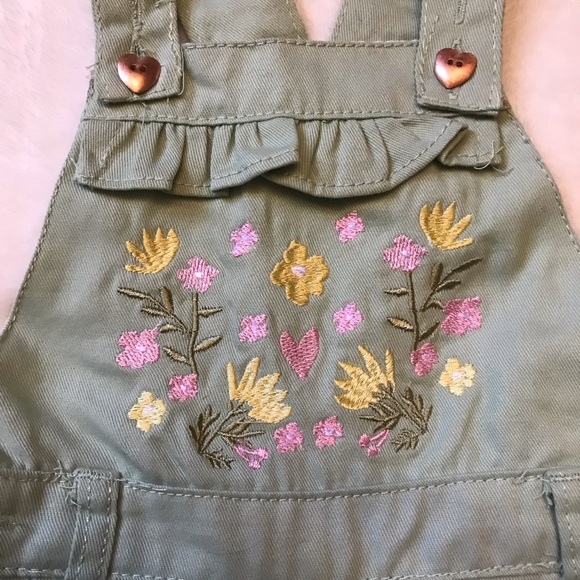 Girl’s Toddler Cute Outfit Matching Set, Green Purple Size 18M New Without Tags - Picture 4 of 8